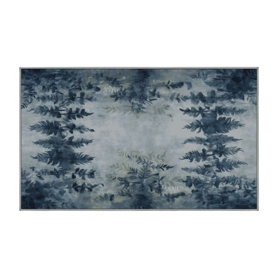 Machine Washable Gray Area Rug