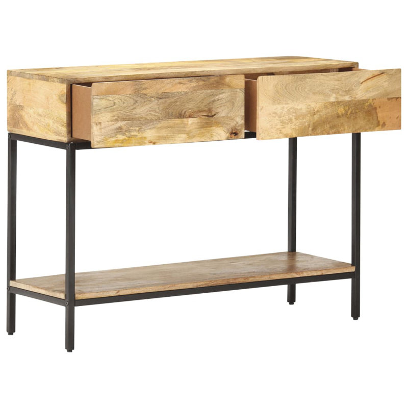 Millen 100cm Solid Wood Top Console Table