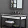 Native Stone Handcrafted Concrete 36" Trough Bathroom Sink
