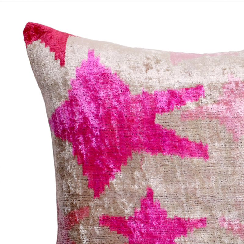 Square Pillow Cover & Insert, Pink