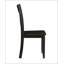 Chaise d'appoint au fini noyer vieilli