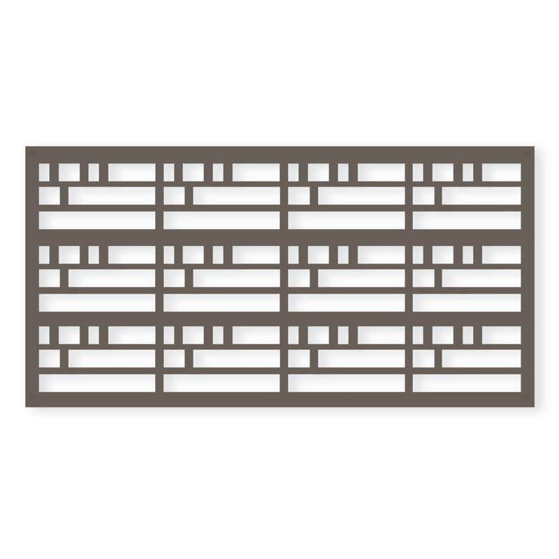 Warmstone Wright Decorative Polyethylene Privacy Lattice Panel 2'x4'