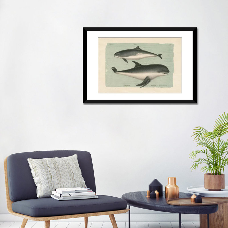 Art sur toile tendue, "baleineing sketch i", H 24 po x l 32 po x P 1 po, Toile tendue, Blanc