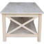 Table basse en bois massif - Non fini - Fabrication en bois massif, table basse de style classique