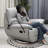 Manual Ergonomic Faux Leather Functional Recliner-1100681518