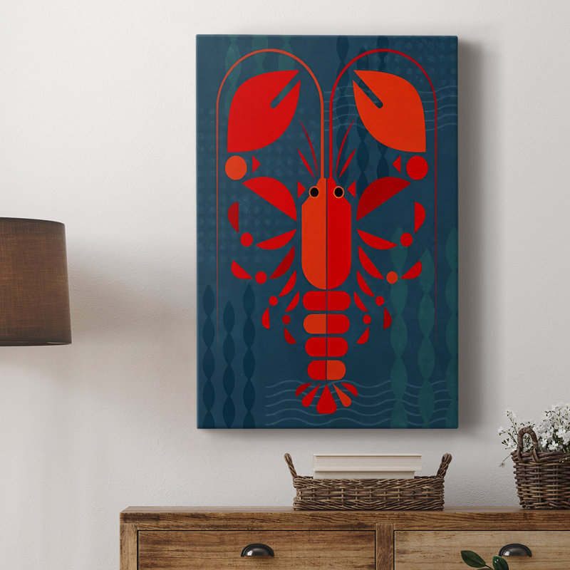 Geo Lobster II - galerie sur mesure Cavas, H 60 po x l 40 po
