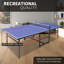 Ensemble de table de ping-pong pliable et portable de 8 pieds pour les jeux d'intérieur et d'extérieur