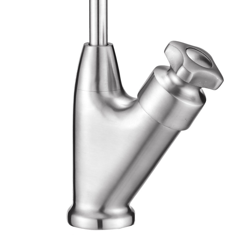 DSH HOMES Kitchen Faucet, 1.5, Brushed Nickel