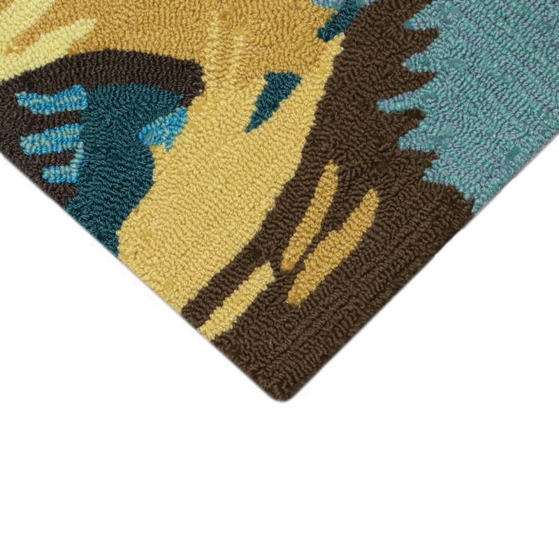 Cohee No Pattern And Not Solid Color Polyester Kitchen Mat, 24" W x 36" L