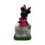 Statue de jardin Disney Minnie Mouse sur pierre