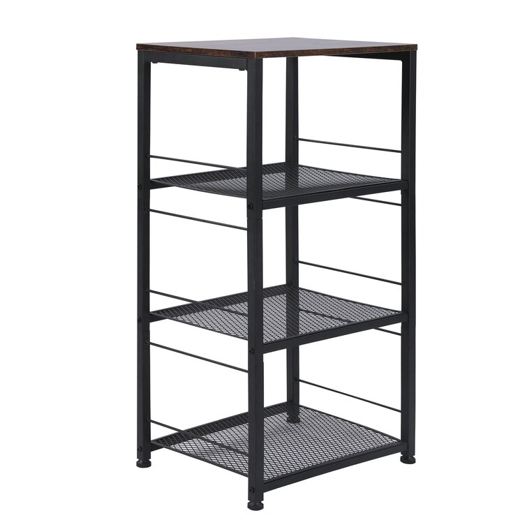 Anouar 17.25'' W Shelving Unit with Wheels