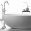 Robinet de baignoire à fixation au sol à poignée double Loeb-293192447