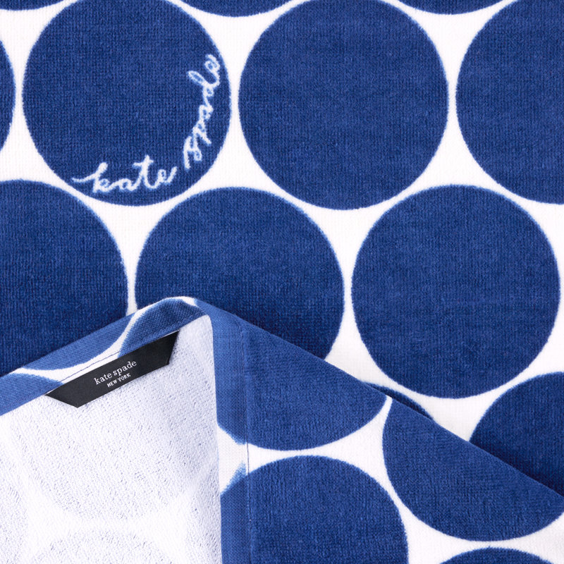 Loop And Dot Kitchen Towel Set, Blue