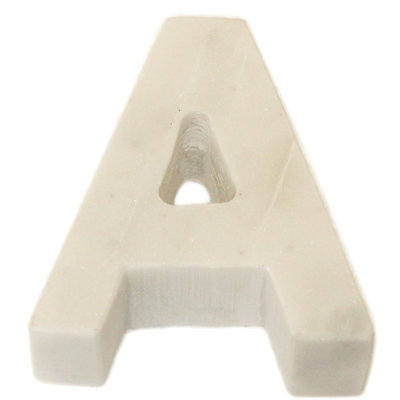 Bloc de lettres Zeb Marble Helvetica