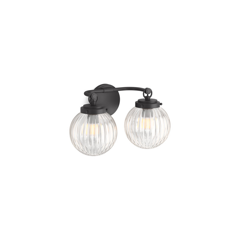 Embra By Studio McGee Two-Light Sconce, Matte Black