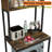 Kellyjean 61'' Kitchen Pantry with Microwave Shelf and Outlet, Kitchen Coffee Station Cabinet-774132514