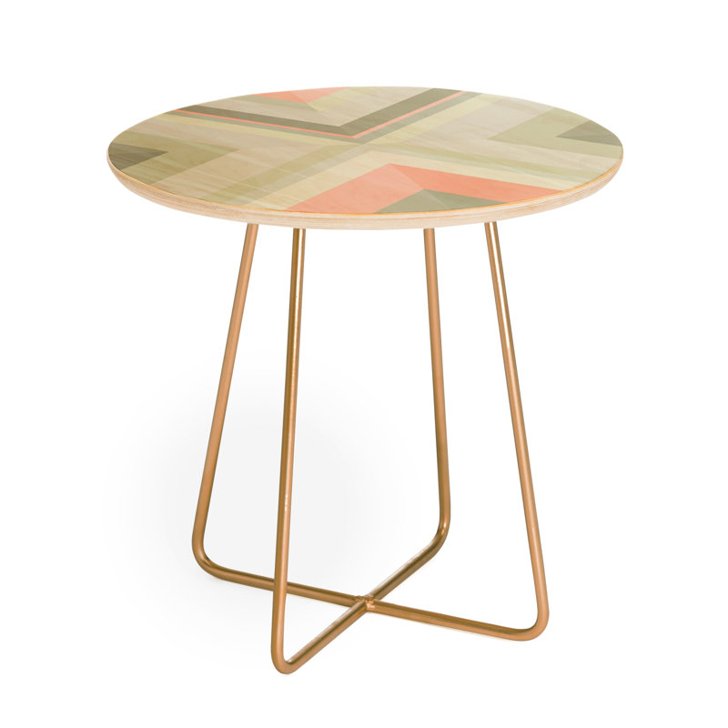 Table de bout ronde Dore Abolina