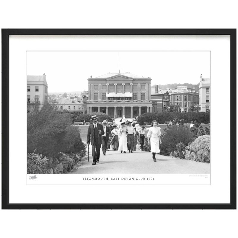 Teignmouth, East Devon Club 1906 by Francis Frith - Single Picture Frame Print, 45cm H x 60cm W x 2.3cm D
