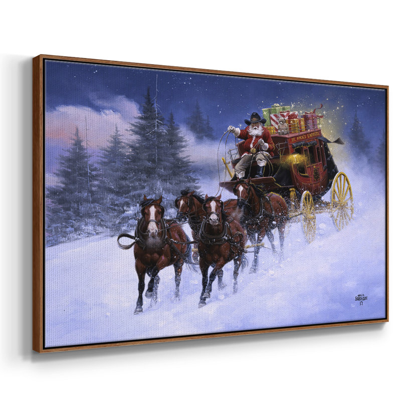 " Nick's Express ", 27" H x 41" W x 2" D, Walnut