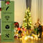Sapin de Noël artificiel vert avec 40 lumières blanches-209959922