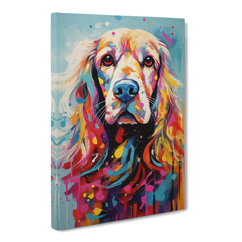 Cocker Spaniel Abstract No.2 - Print, 60cm H x 40cm W x 3cm D