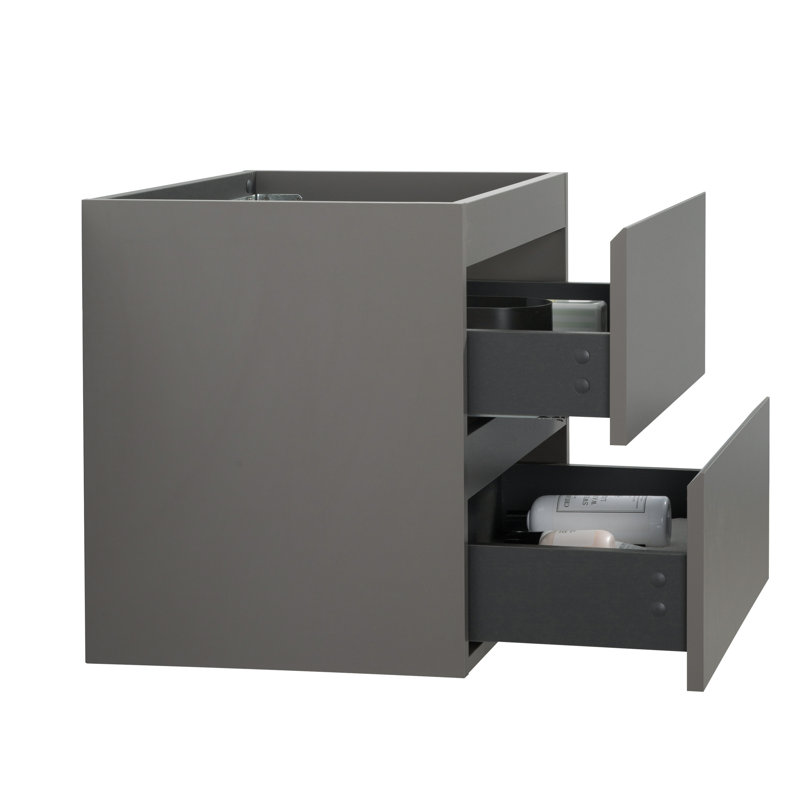 Meuble-lavabo simple 36 po avec dessus en céramique avec trop-plein Derrance, pré-assemblé, Jaune, 36"