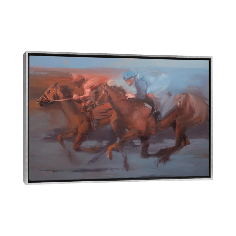 Bridged Finish II - reproduction d'art murale - toile encadrée, 26" x 18", Toile avec cadre, Silver