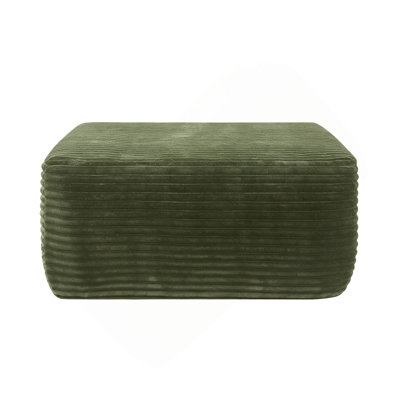 Wide Rounded Rectangle Modular Ottoman