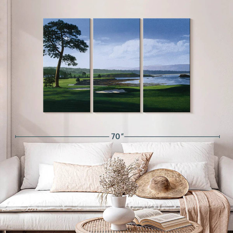 Sireci Golf Course I, 32" H x 50" W