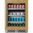 24 Inch Wide 154 Can Capacity Beverage Cooler with Alternating (Blue, White, Amber) LED lighting, Door Alarm, Touch Control Panel and Lockable-106588991