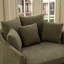 Fauteuil d'appoint moderne en chenille de 56,3 po de largeur avec 5 coussins-1133820576