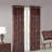 Aubrey Jacquard Navy Curtain Panel Pair 50x108"-1556074095-1609817532