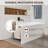 Alcove Soaking Bathtub - Alcove Tub with Glossy White Integral Apron Front, Left Drain,-122435663