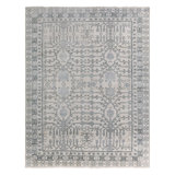 Hand Knotted Wool Oriental Area Rug in Gray