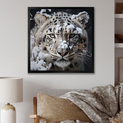 Tigre blanc en hiver IV - impression