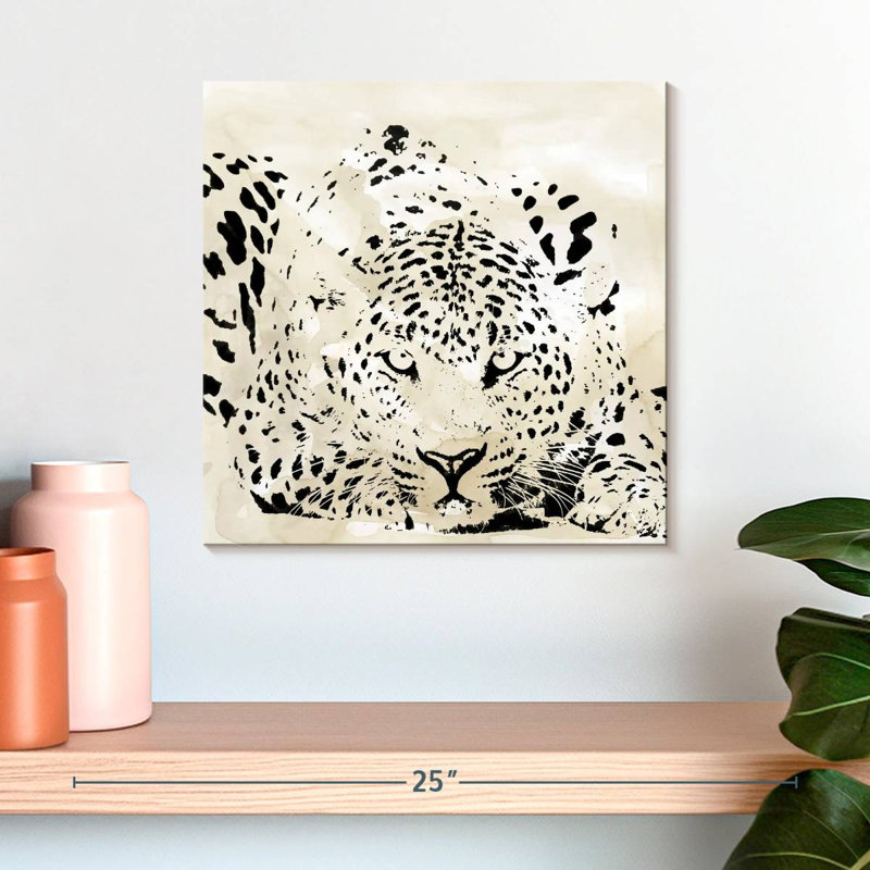 Crowle Leopard Spots II, H 16 po x l 16 po