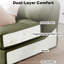Matelas de futon à compression 8,3 po, canapé-lit pliant, canapé rembourré moderne en velours côtelé - fauteuil d'appoint confortable, ensemble de 2-2055156033