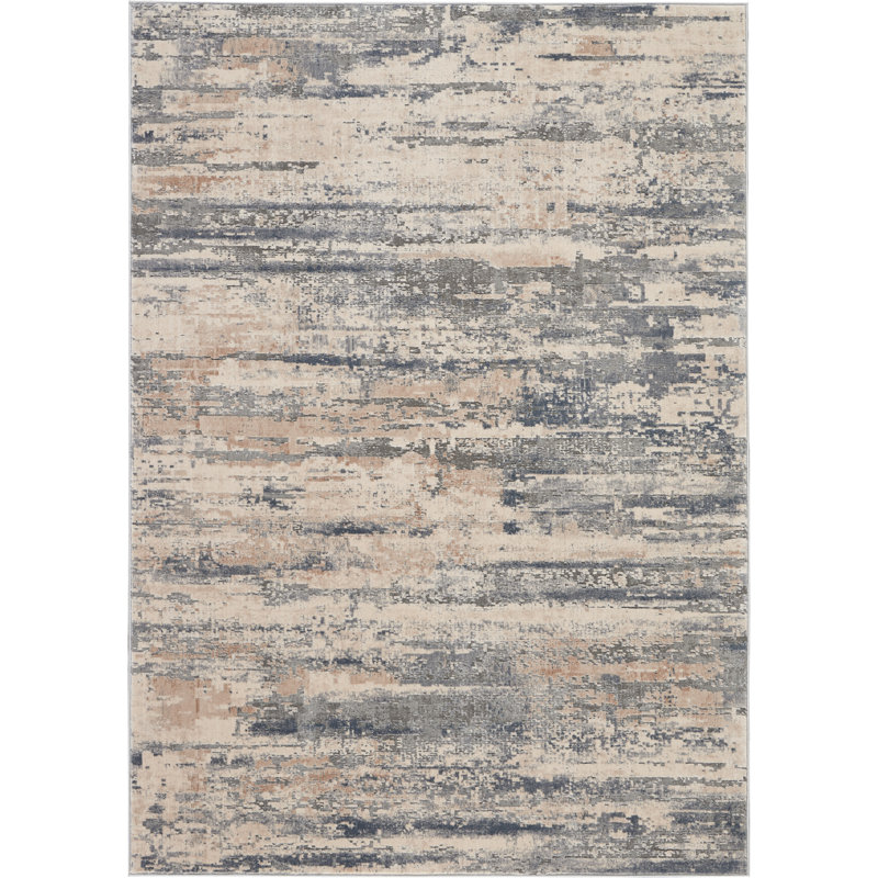 Abstract Indoor Rug, Rectangle 3'11" x 5'11"