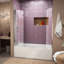 Porte de baignoire pliante Aqua L 60 po x H 58 po Aqua Fold
