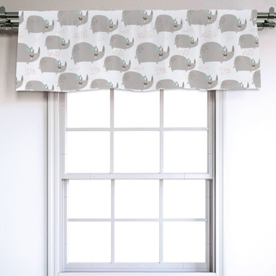 Sateen Ruffled Window Valance