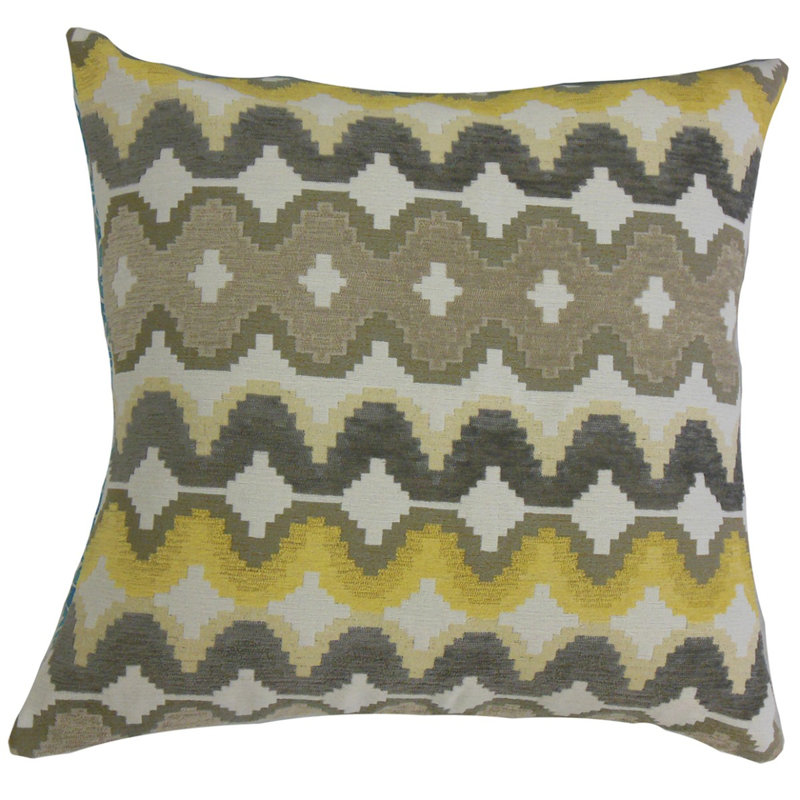 Roep Chevron Reversible Throw Pillow, 20" x 20"