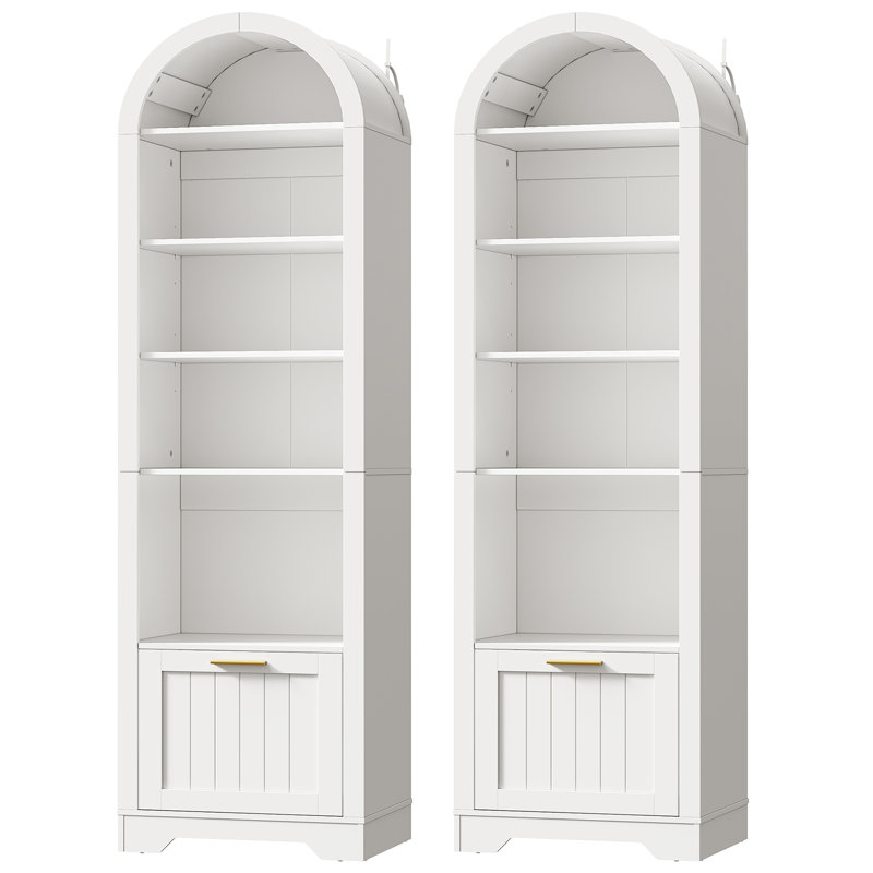 Arched Cabinet Bookcase