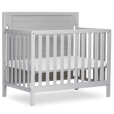 2-in-1 Mini Convertible Crib with Mattress