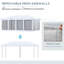 Tente avec auvent Pop Up Outsunny-1682399858