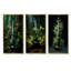 Violon verdure dans la forêt - ensemble de 3 reproductions d'art sur toile-1039284638-1039284639