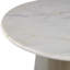 Table d'appoint en verre et marbre avec base fuselée-1360173191
