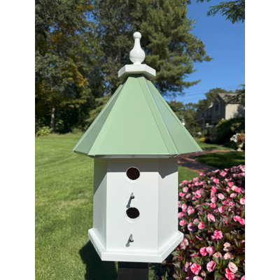 Jaxsone 26'' H x 15'' W x 15'' D Post Birdhouse