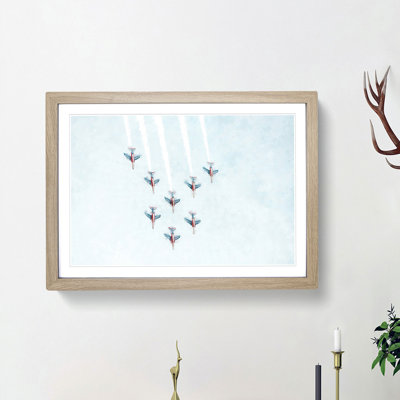 Plane Aerobatics - Framed Print