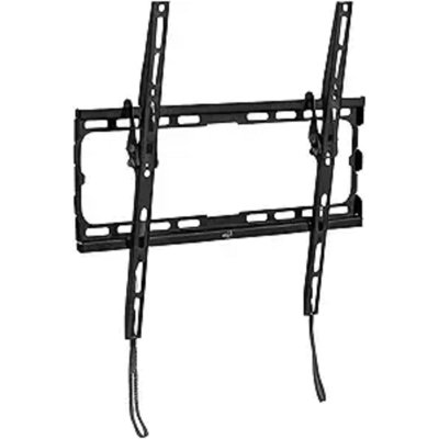 Support mural inclinable ELG pour téléviseur, ultra-plat (2 cm), inclinaison jusqu'à -10°, compatible avec les écrans de 66 à 165 cm (jusqu'à 45 kg), VESA 75x75 à 400x400 mm, verrouillage rapide, préassemblé, acier, noir
