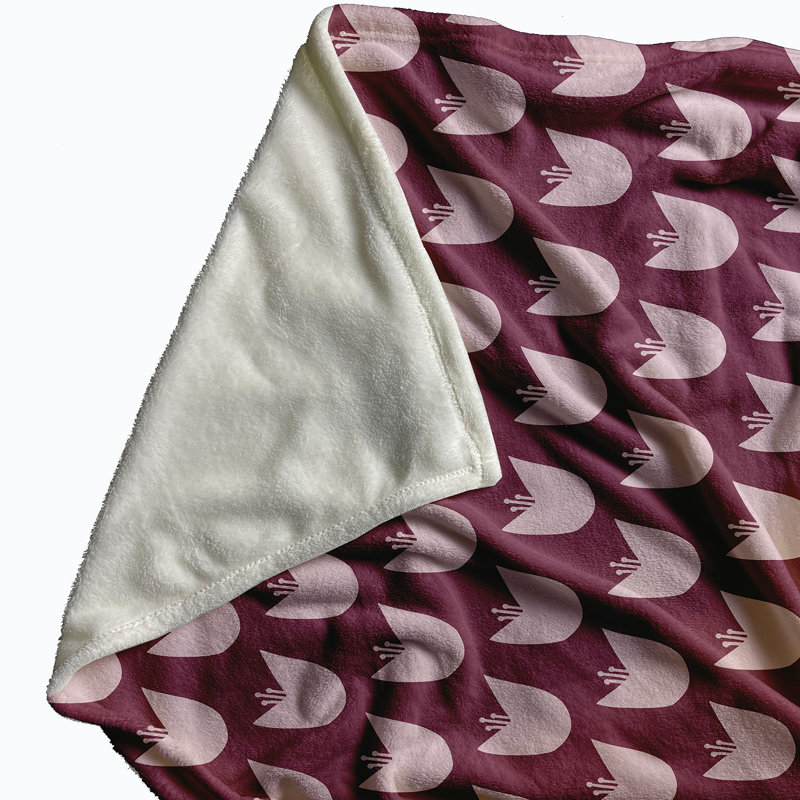 Cyprian Plain Weave / Muslin Throw Blanket, Pink